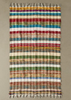 Colorful striped rug