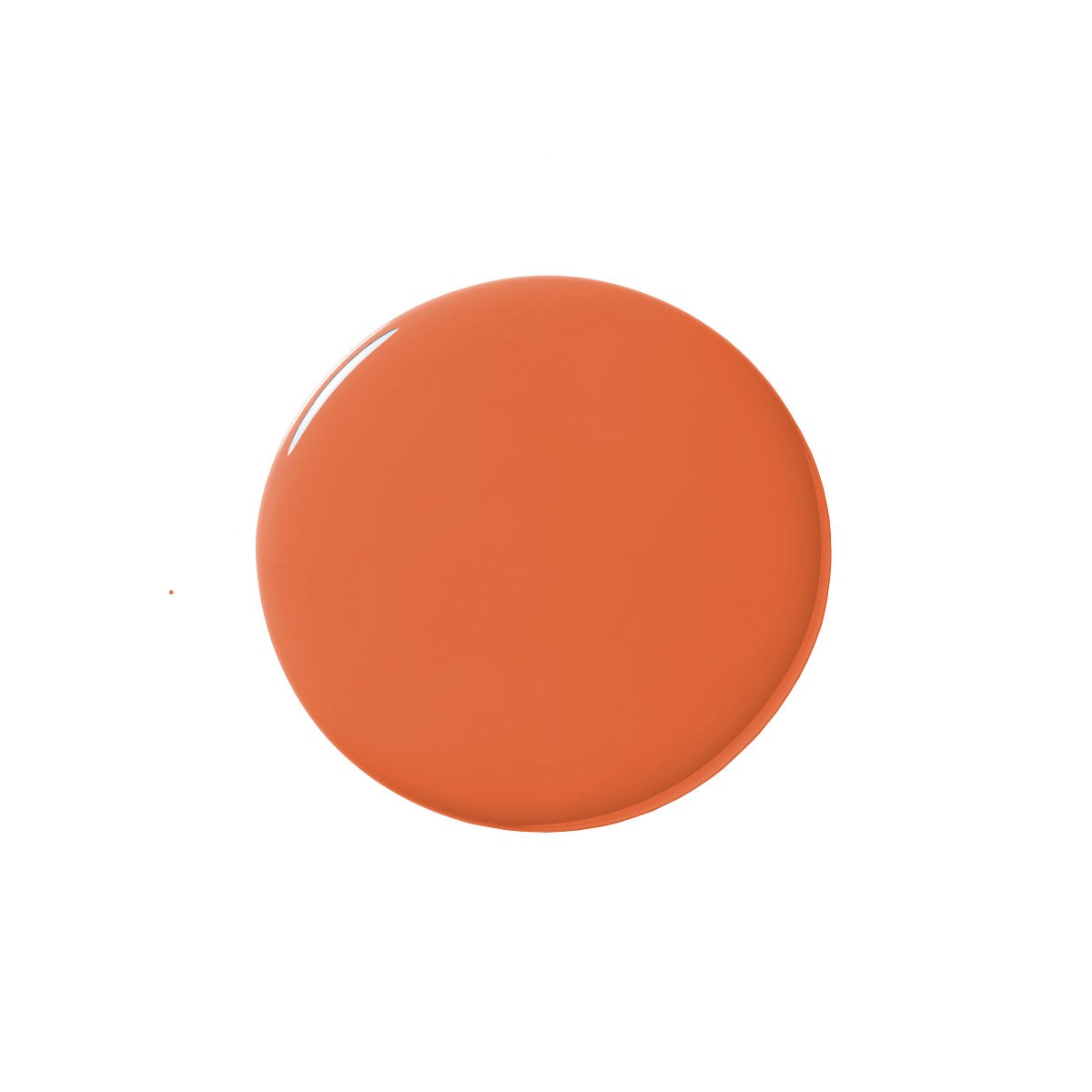 orange paint blob