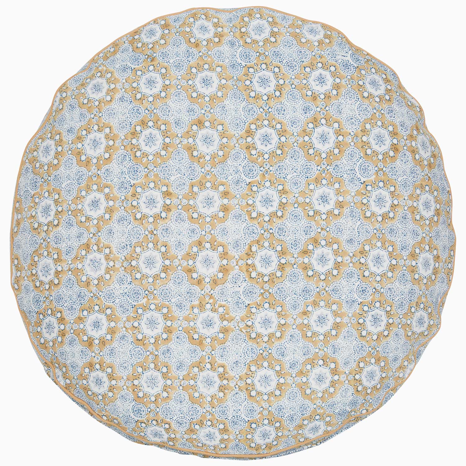 round decorative pillow