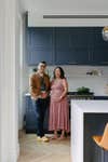 couple standing in kitchen