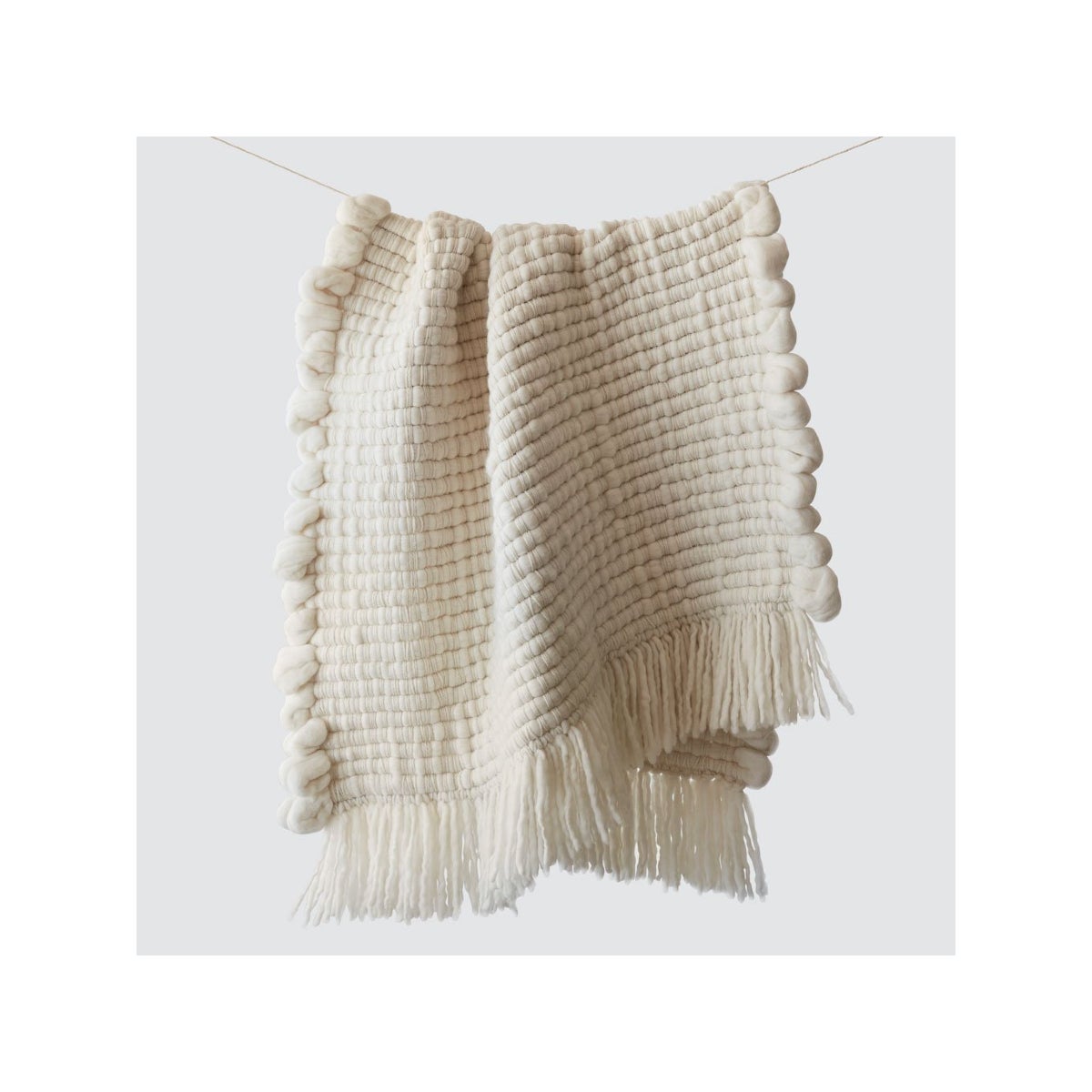 The Best Wool Blankets Option_ The Citizenry Celeste Chunky Knit Throw