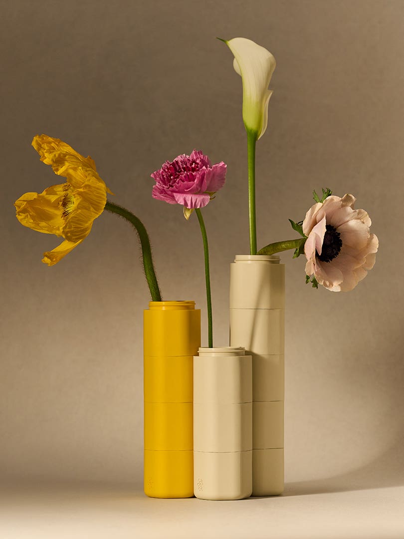 Cadence capsules used as vases