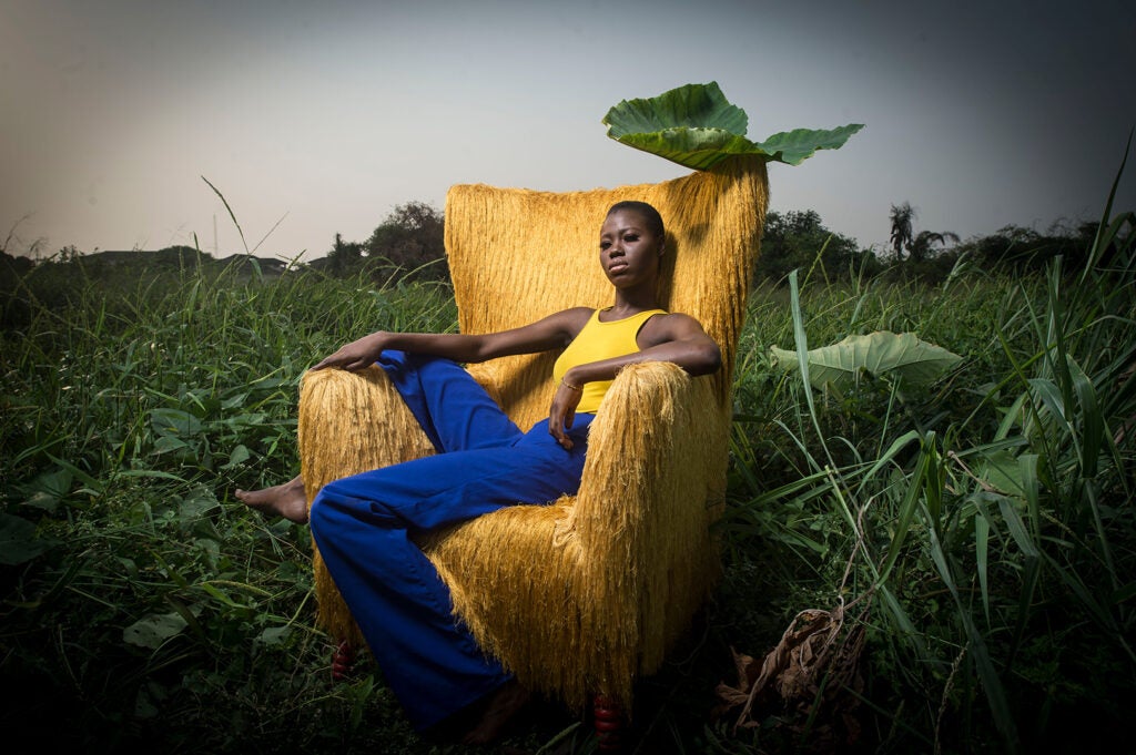 Our Top Find From Lagos Design Week Is a Tasseled Armchair