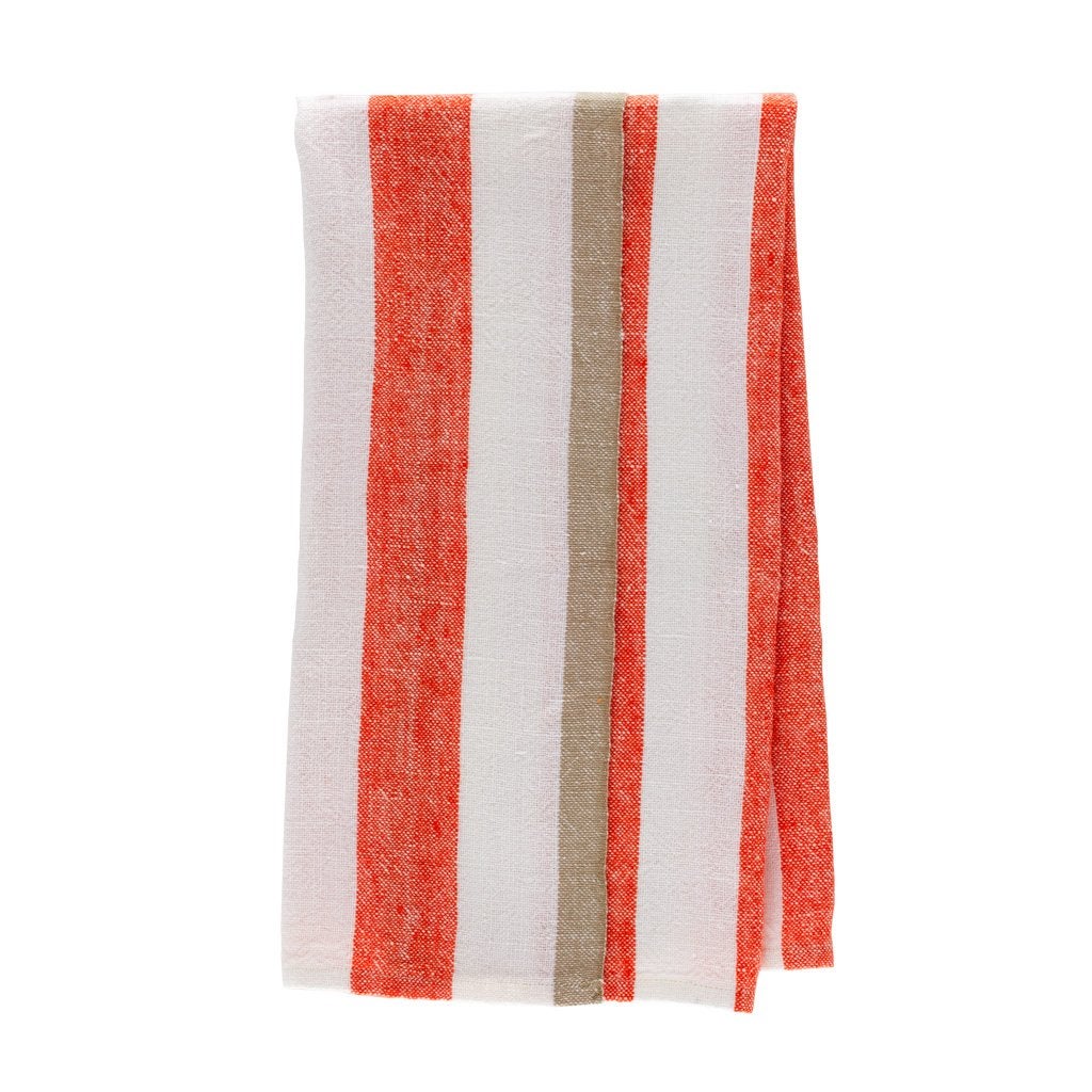 set of striped towels