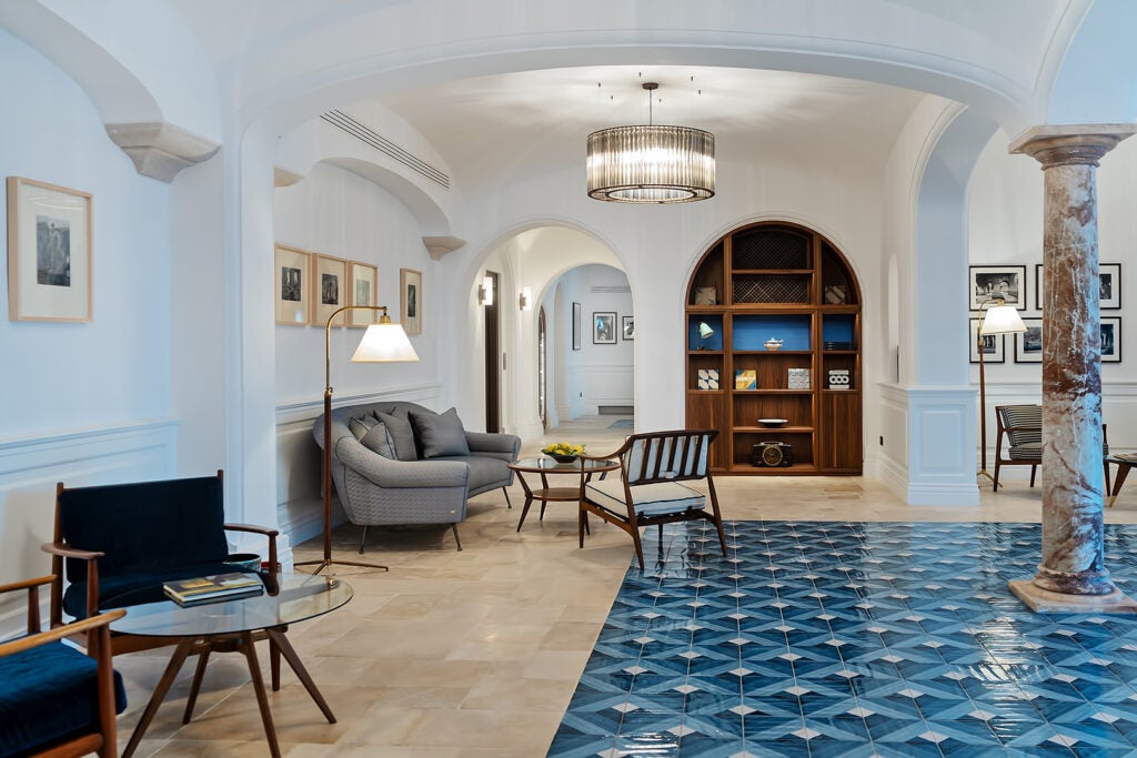 A Tile Area Rug Is Just One Idea We’re Stealing From This New Amalfi Coast Hotel