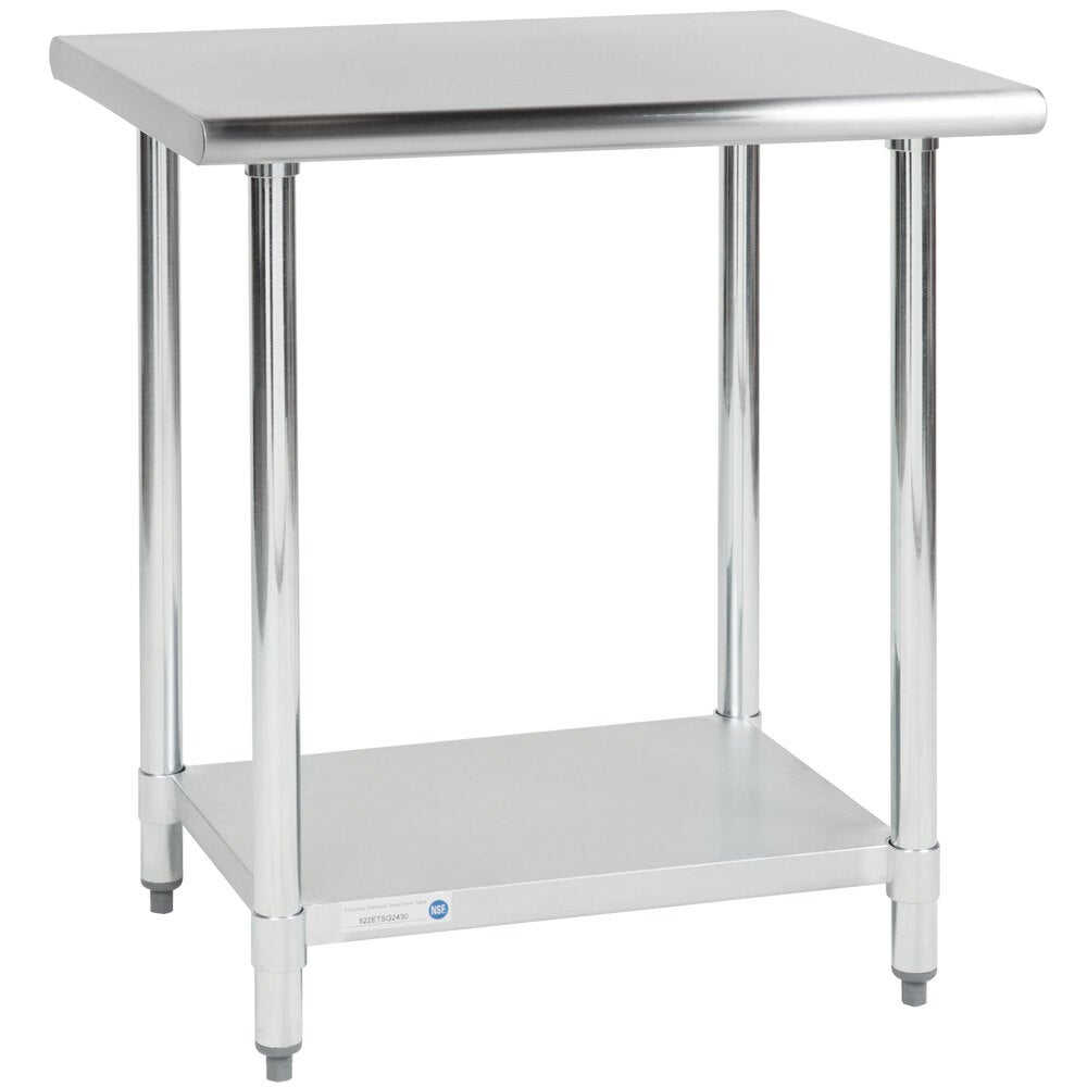 stainless steel prep table