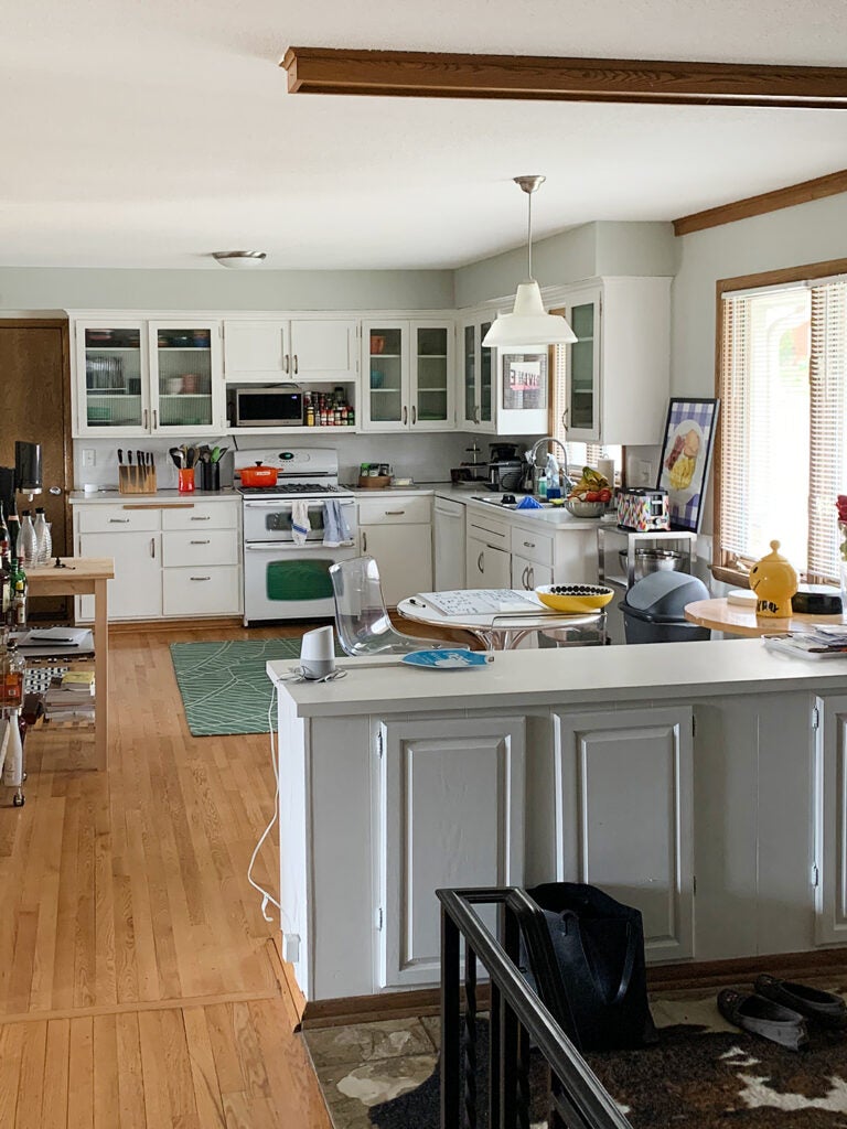 old white kitchen