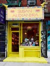 Susan Alexandra's new store in NYC, yellow facade 