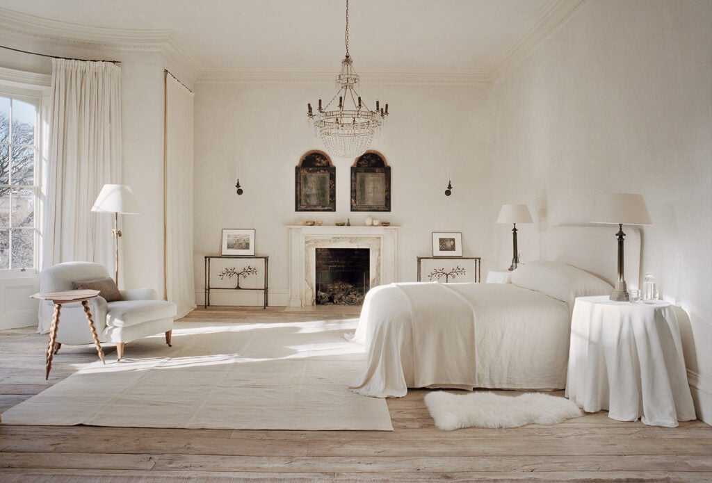 big white bedroom