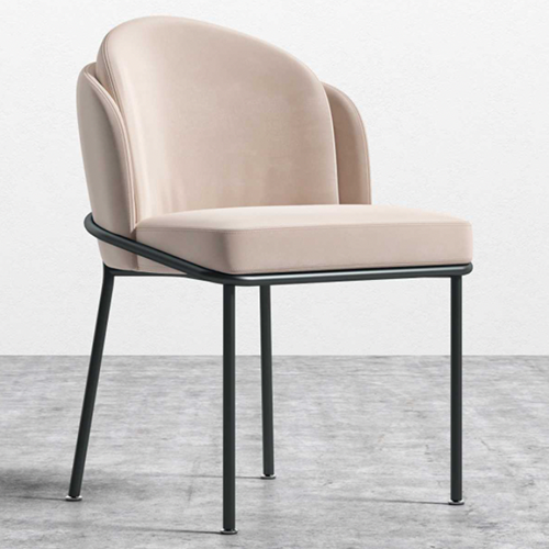 Angelo Dining Chair in Blush