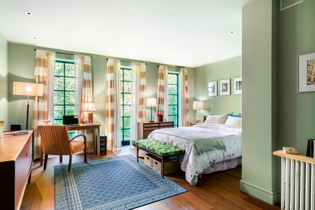 sage green bedroom