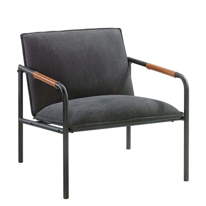 charcoal grey lounge chair