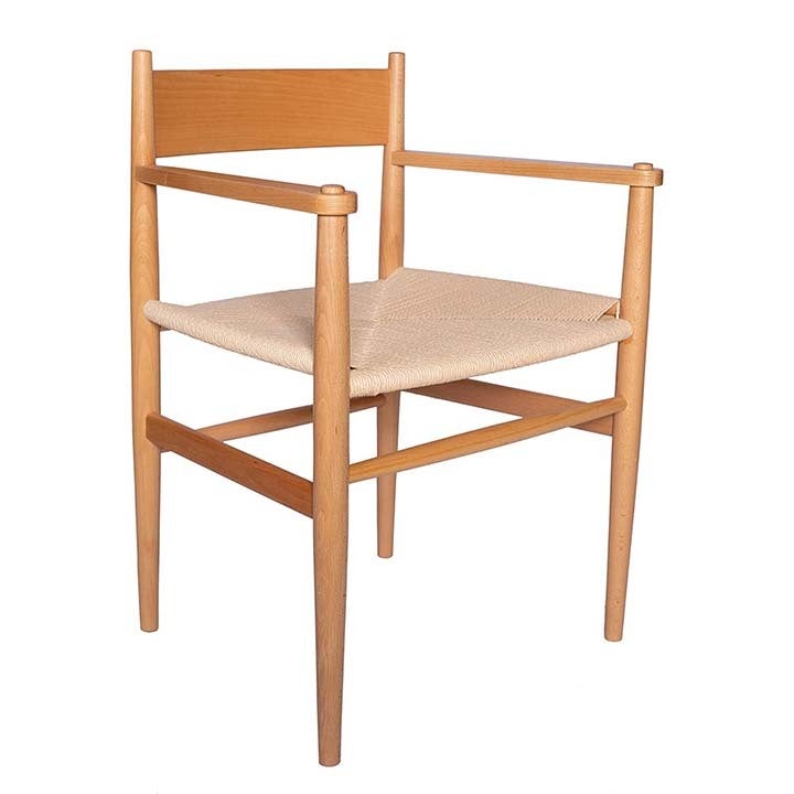 wooden mid-century chair