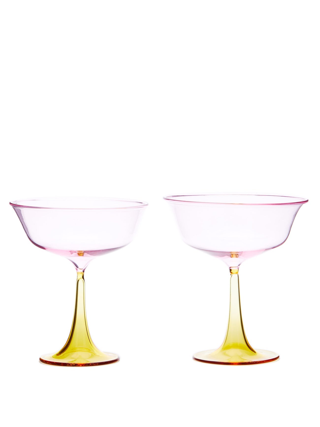 Two-Tone Coupes, Ribbed Vessels, and More Glasses Worthy of the Best Champagne
