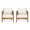 white round-back outdoor chairs