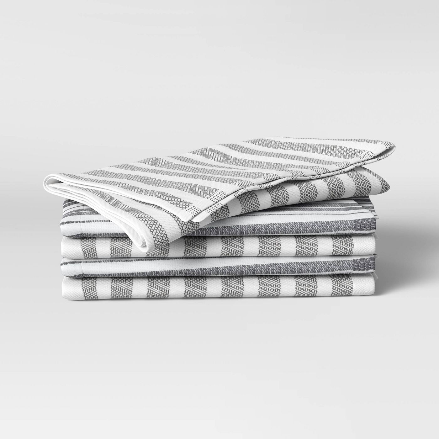 striped kitchen towels