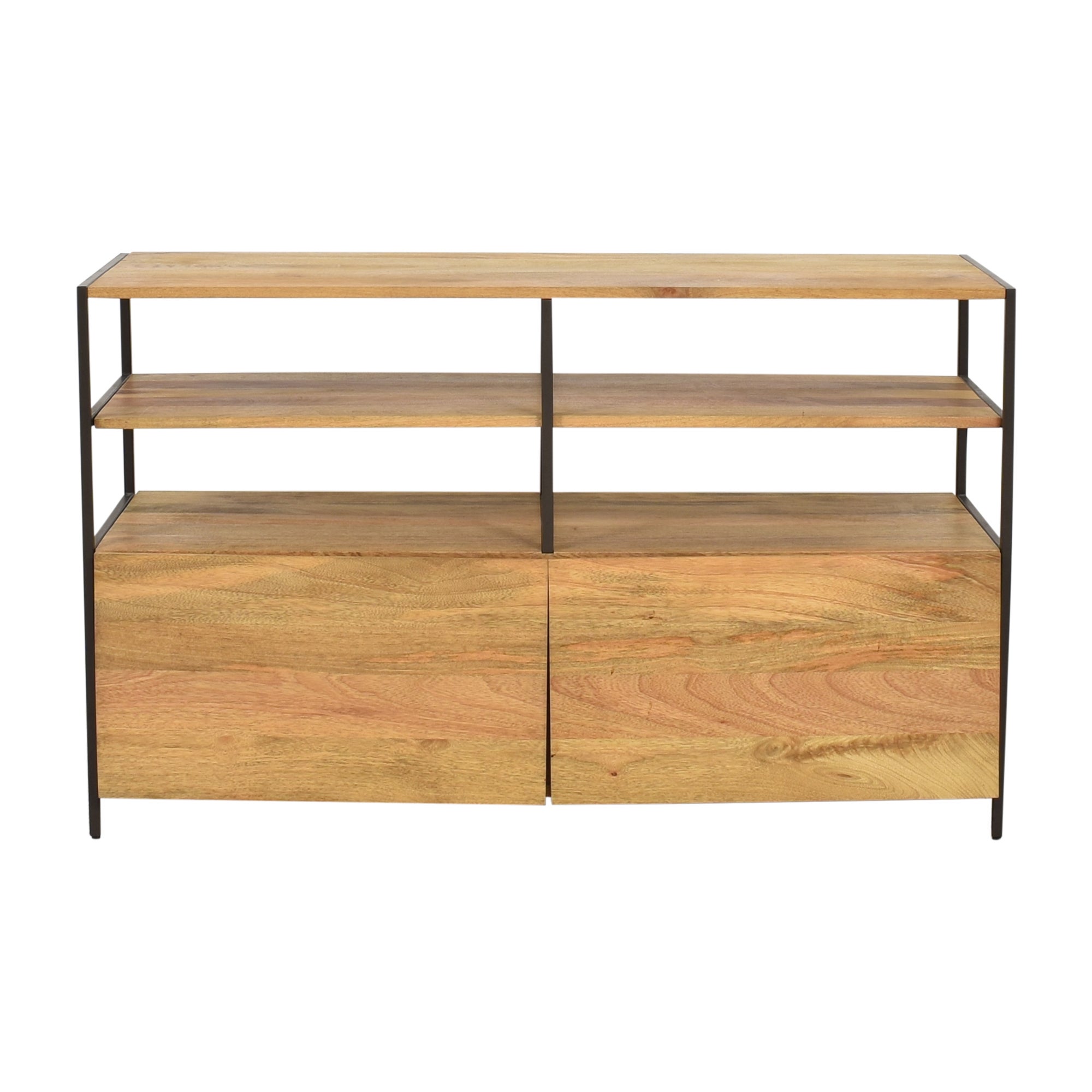 west elm industrial media console