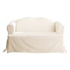 Cotton Duck 100% Cotton T-Cushion Sofa Slipcover