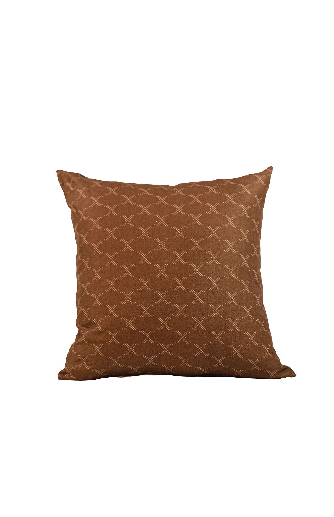 brown throw pillow