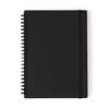 black cover notebook
