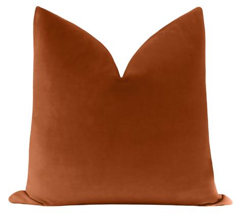 terracotta pillow