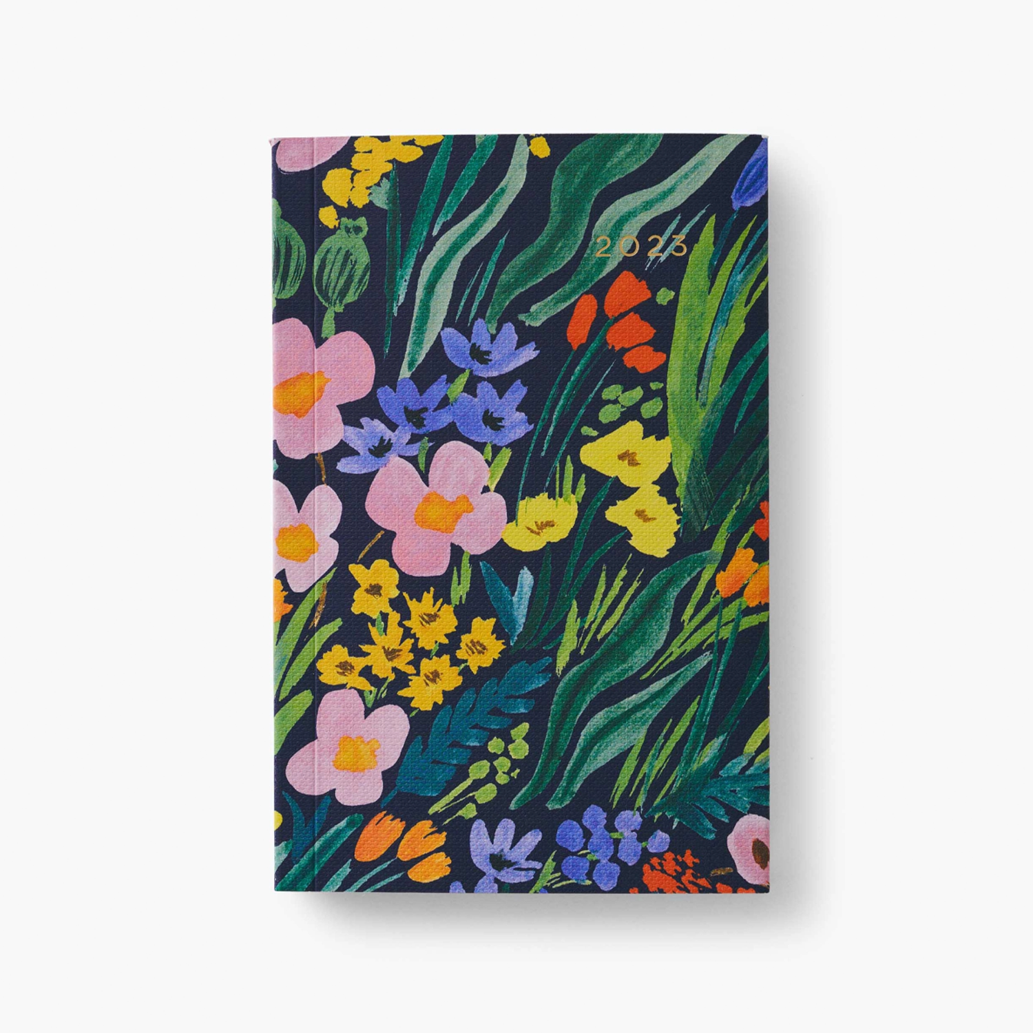 2023 12-Month Pocket Planner with floral cover by Rifle Paper Co.