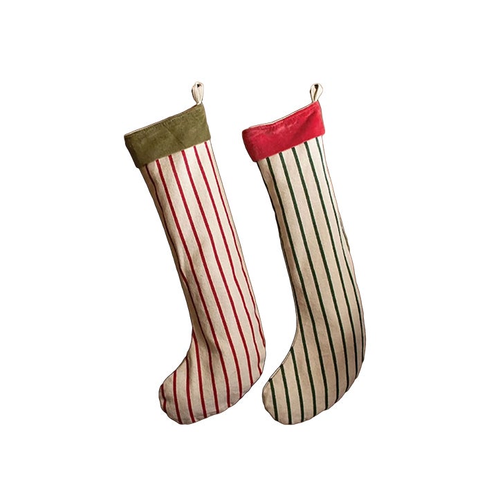 GlitzyMarket Set of GIant Striped Stockings