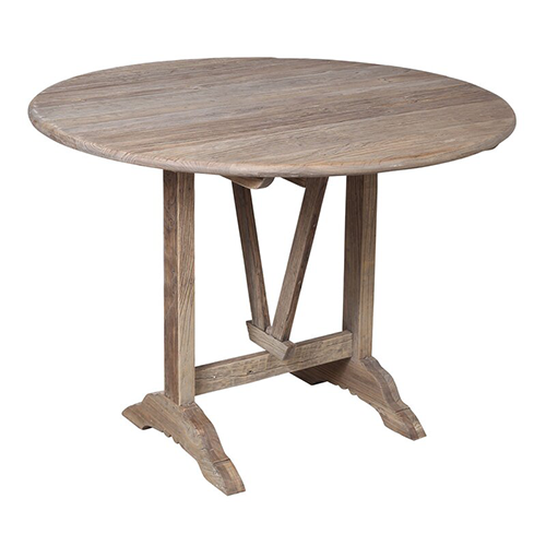 Solid Elm Dining Table from Perigold