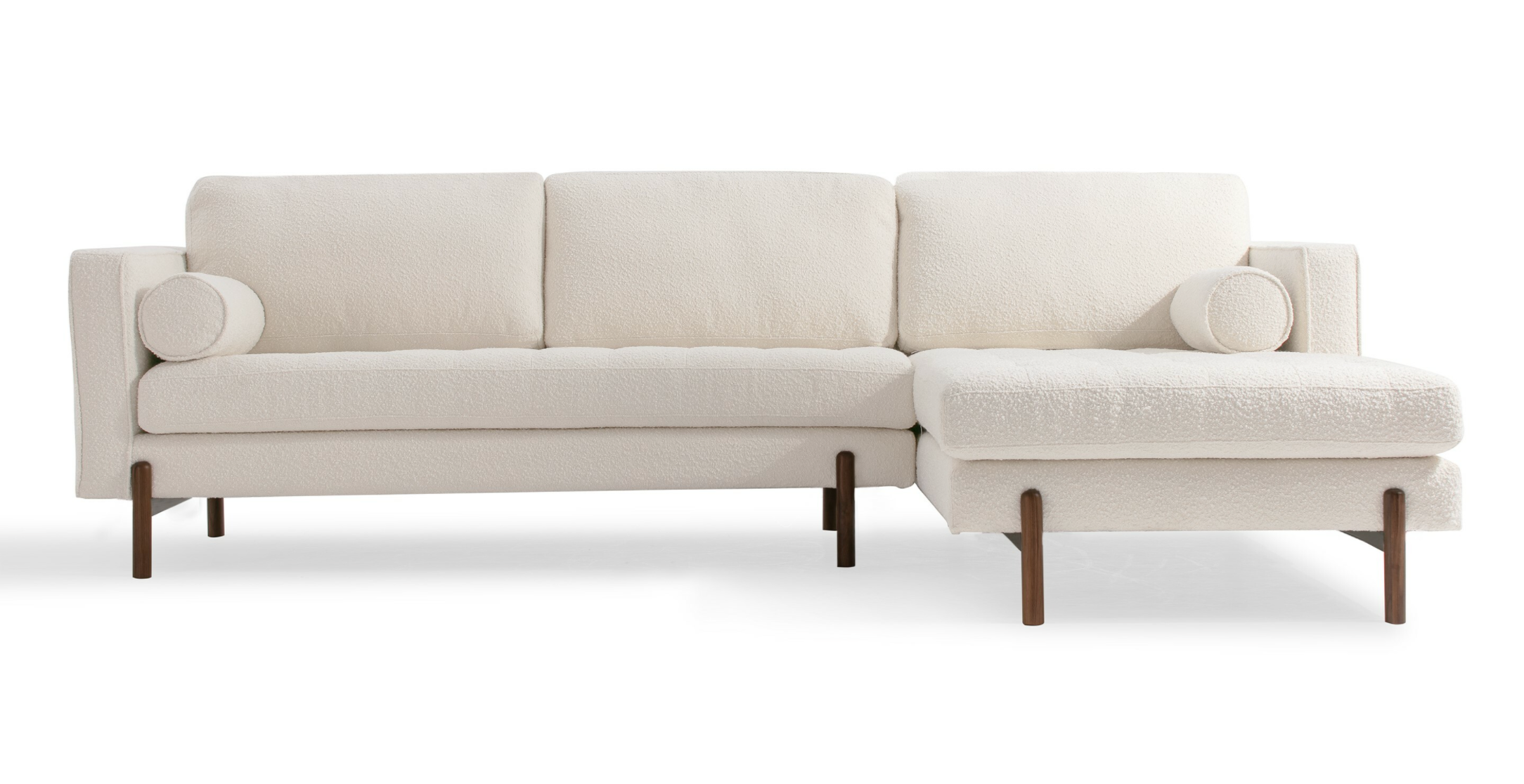 A Mad Men–Influenced Sectional, a Stool With Swag, and More Bouclé Must-Haves