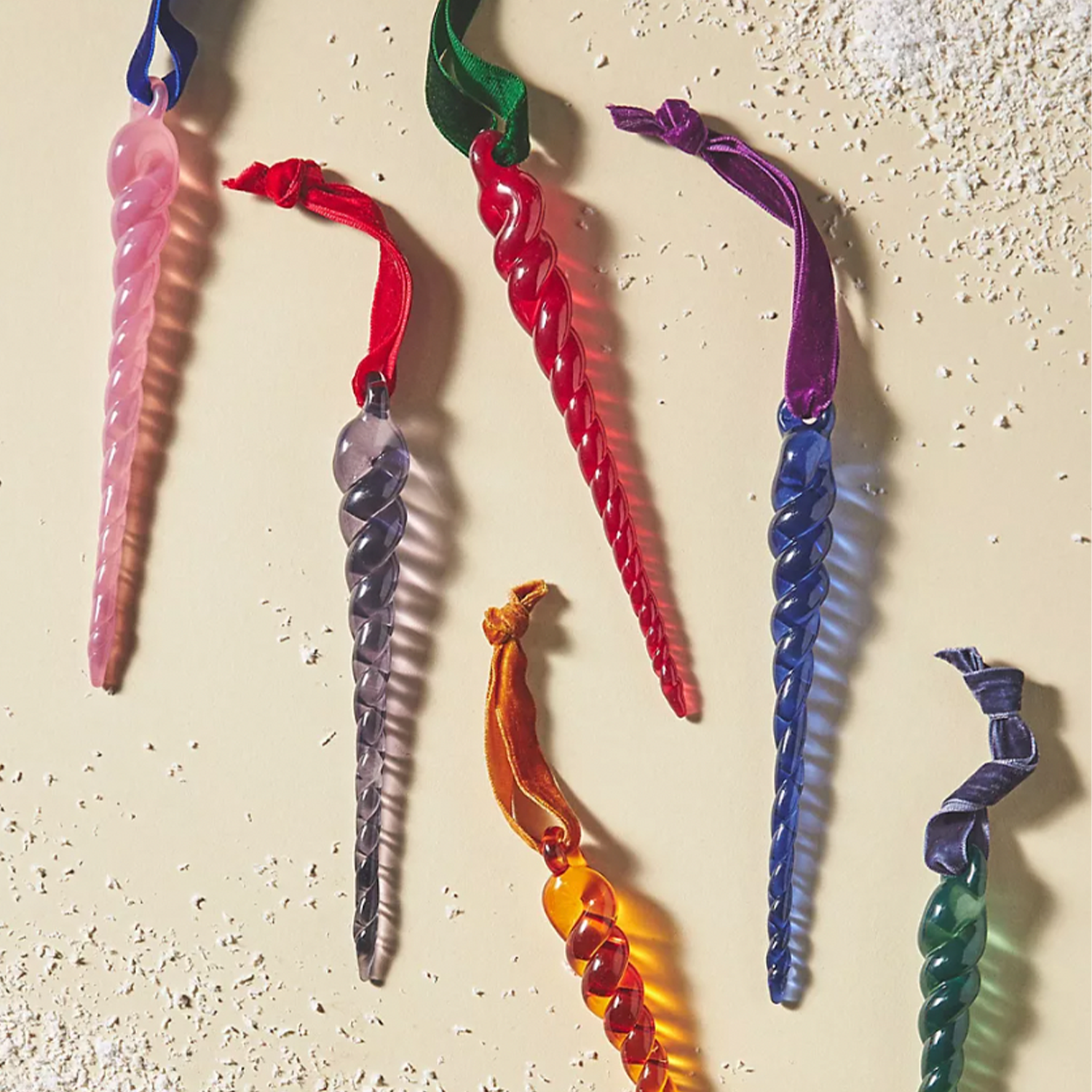 Twisted Icicle Ornaments
