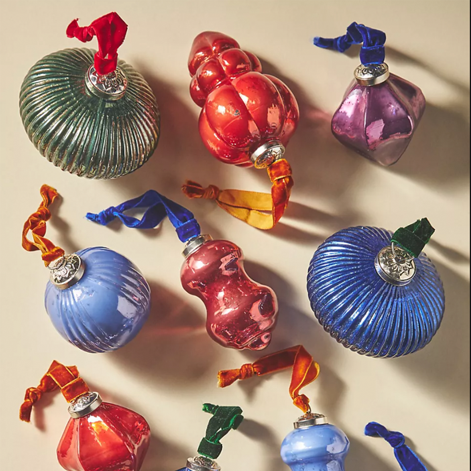 Collected Baubles Ornaments, Set of 12