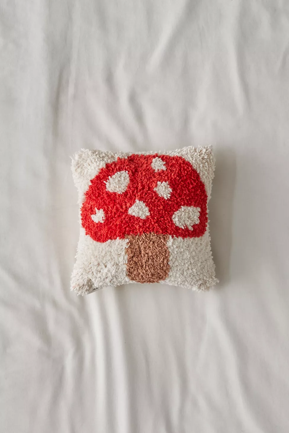 tufted mushroom pillow