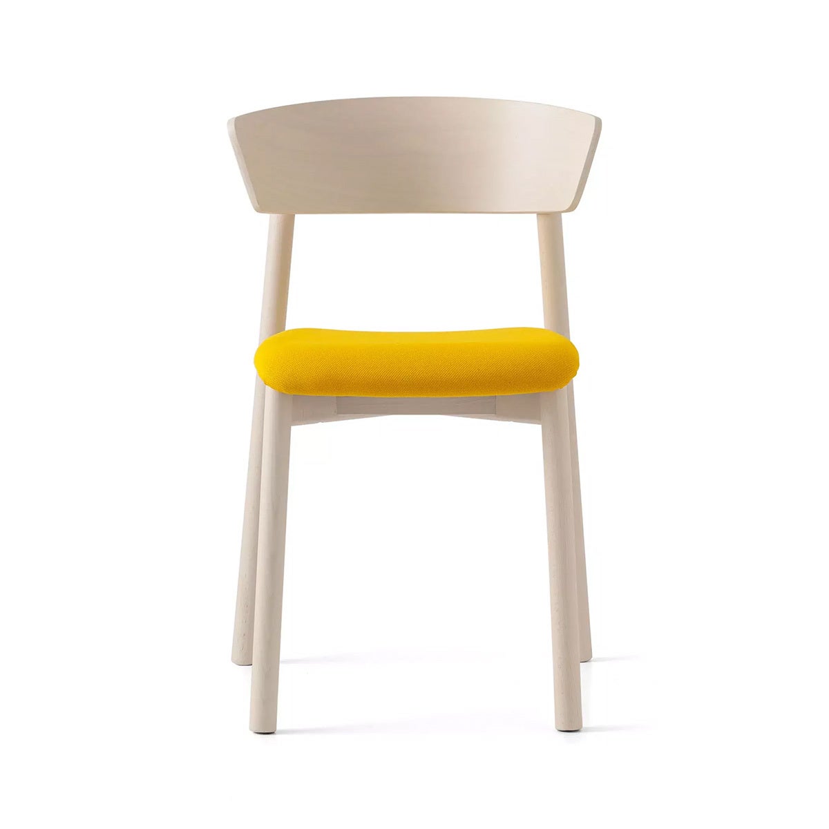 Clelia Upholstered Chair with yellow seat