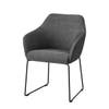 metal and gray chair from IKEA