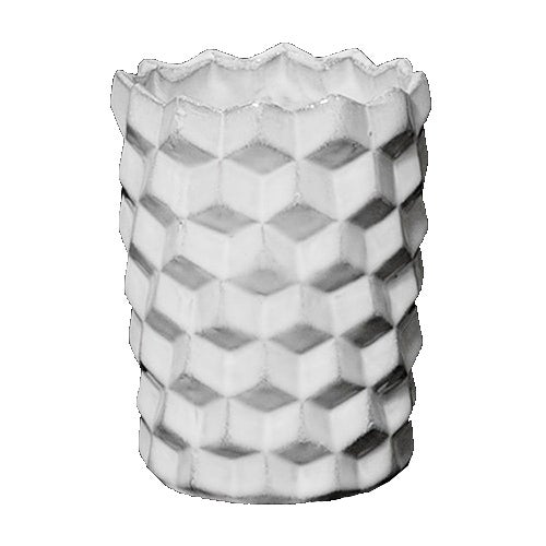White Cube Vase