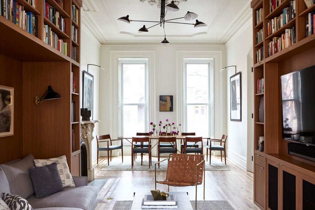 brownstone interior with dining nook
