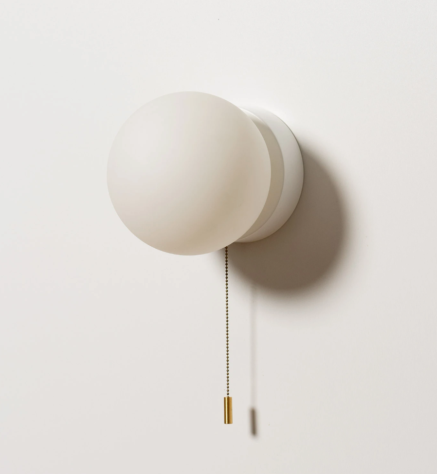 oft white wall sconce