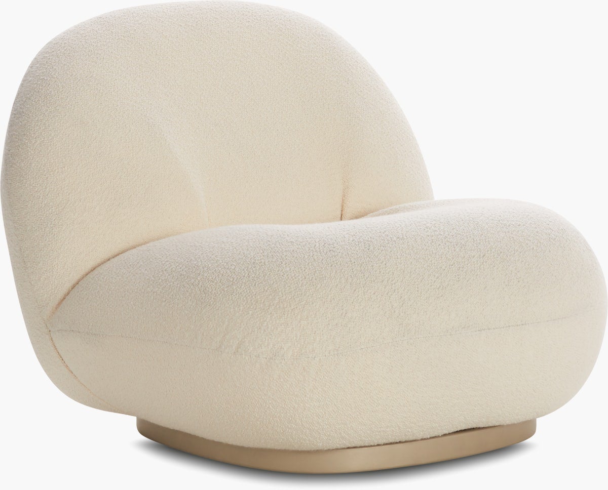 white slipper chair