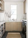 wood laundry room cabinets