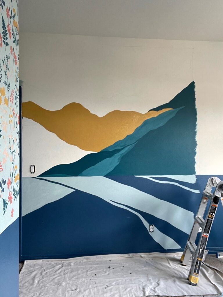 mural in progress