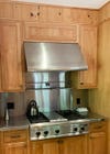 steel oven and vent hood