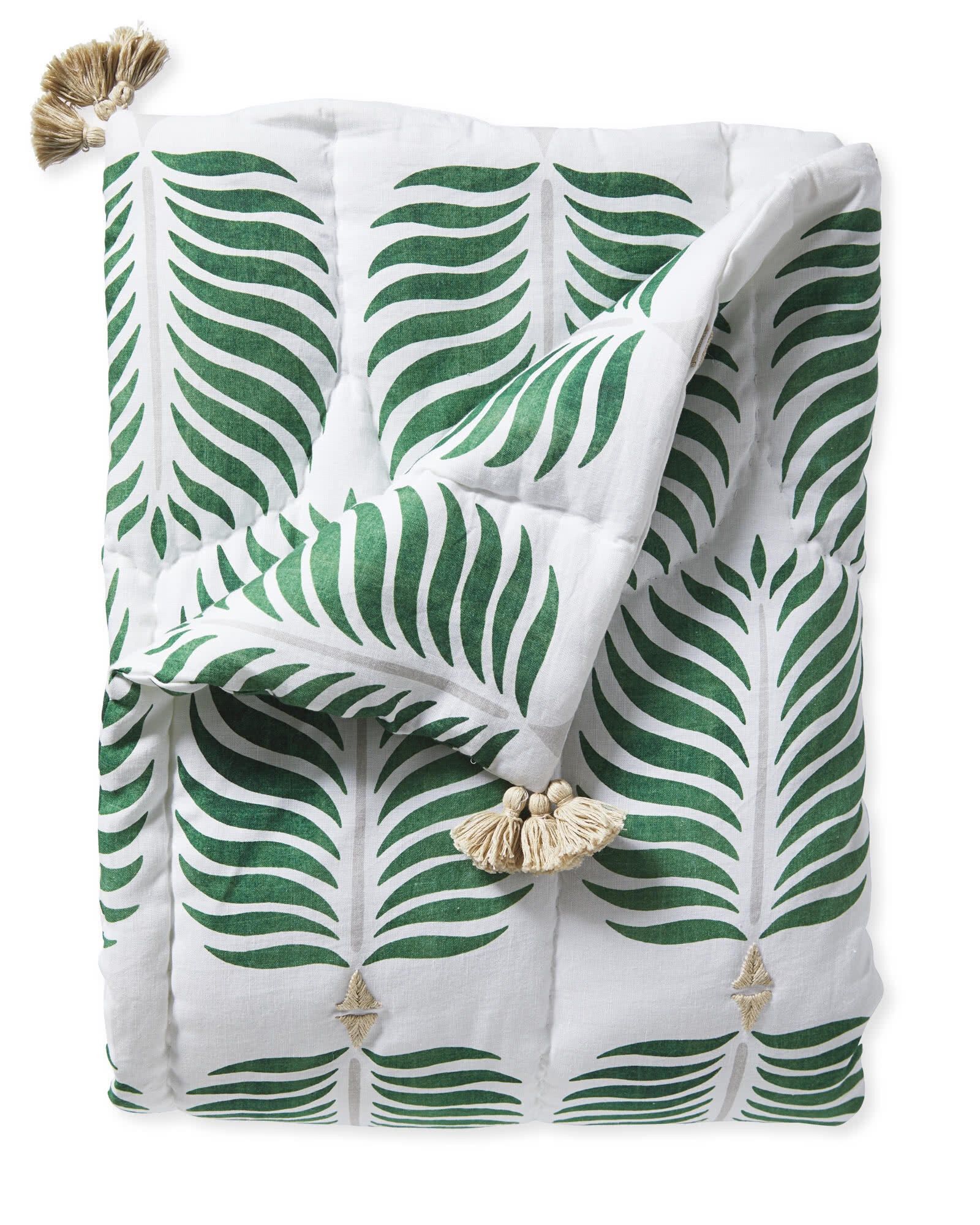 green leaf quilt