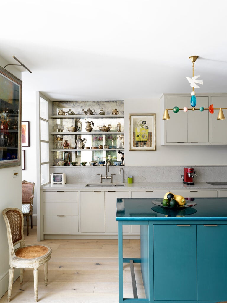 Inside an Art-Collecting Couple’s Colorful London House | domino