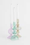 glass candlestick holders