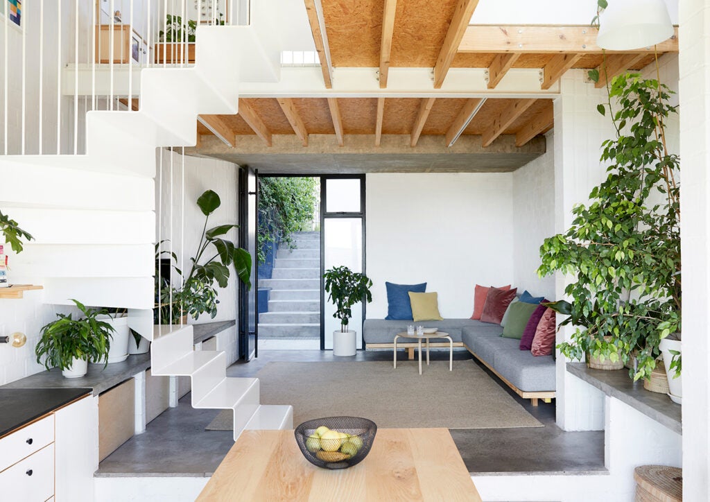 These Architects Turned 1,000 Buildable Square Feet Into Two Airy Family Homes