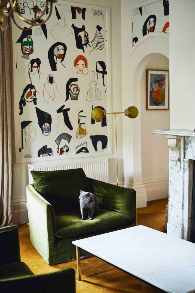 A Look Inside a Pastel Victorian, aka Home to Molly the Cat