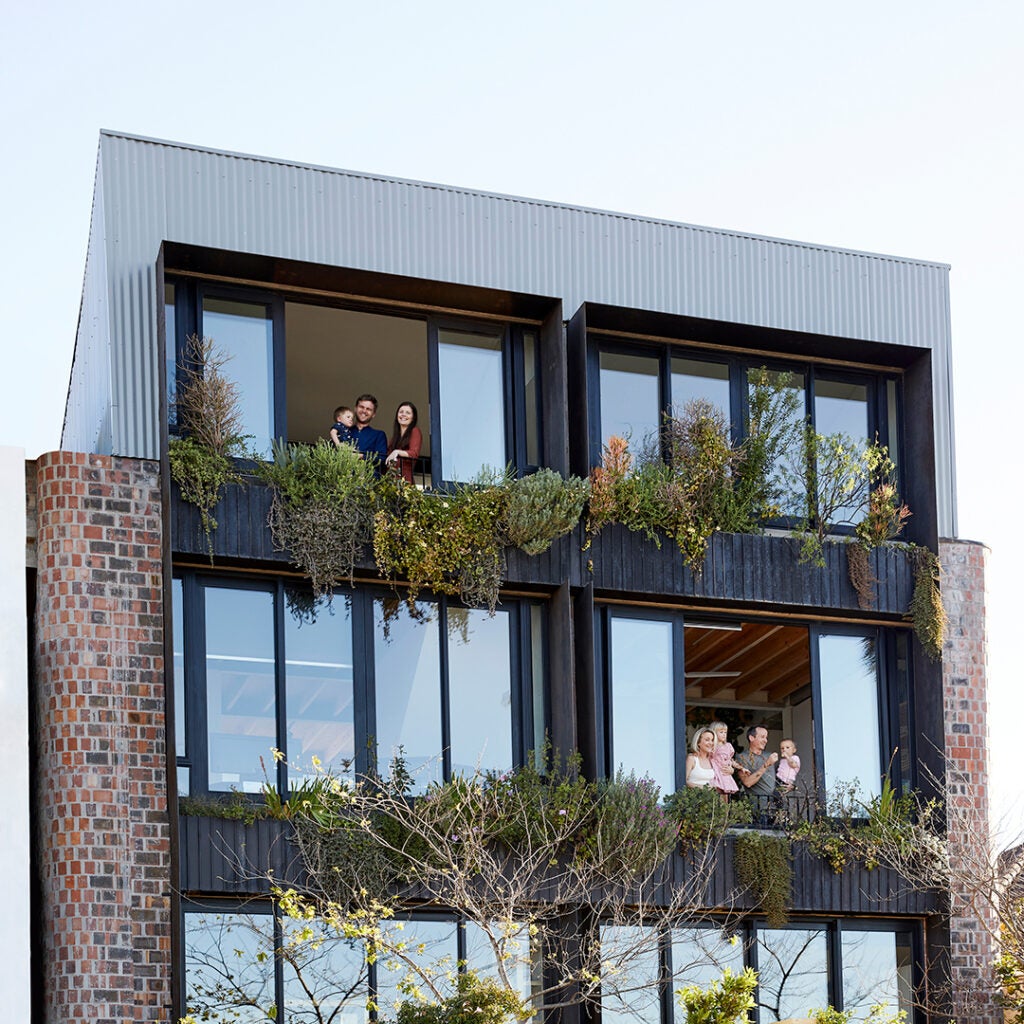These Architects Turned 1,000 Buildable Square Feet Into Two Airy Family Homes
