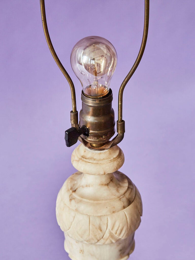 vintage lamp lightbulb switched off