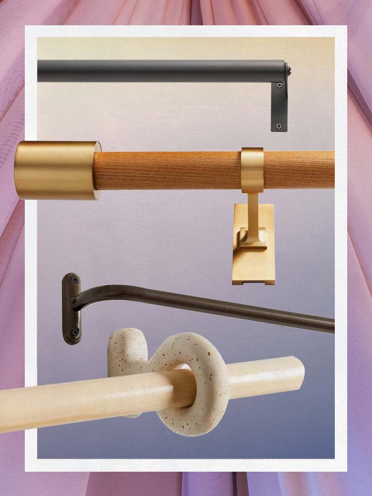 Five Samples of Curtain Rods