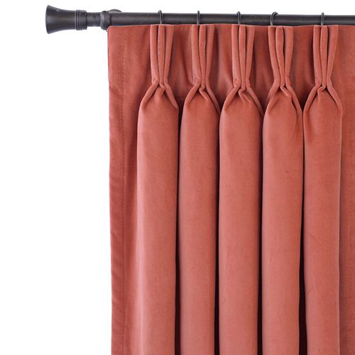 Velvet Pinch Pleat Curtain